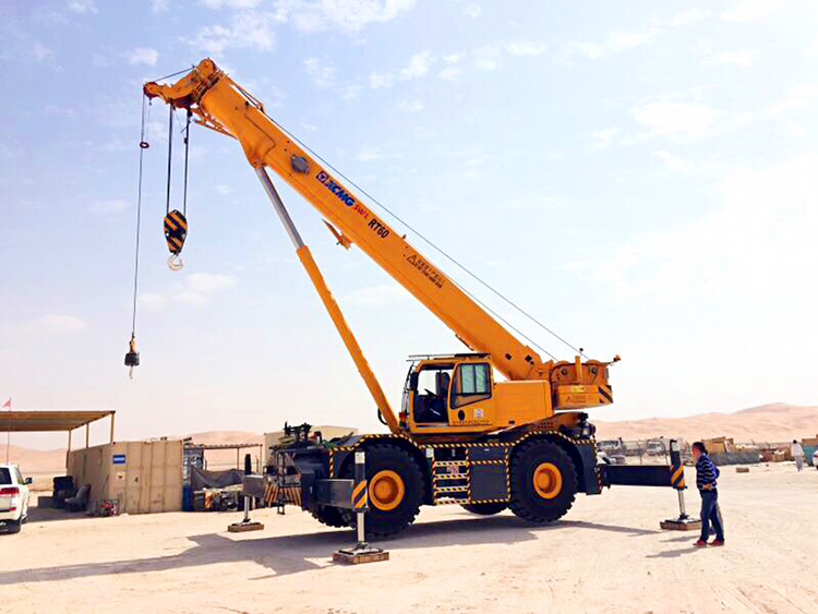 XCMG Official 60 Ton Rough Terrain Crane RT60 China New Truck Crane Rough for Sale